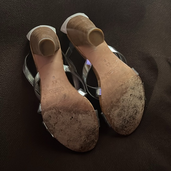 Coach scrappy silver sandals - Picture 3 of 3